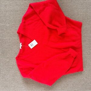 Madewell Vibrant Red Knit Sweater